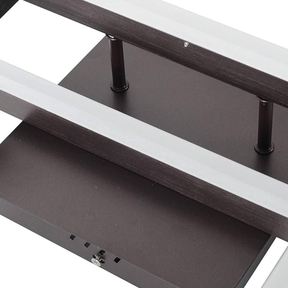 LAMPARA APLIQUE DE TECHO DOBLE CUDRADO LED FRIA CUBIC