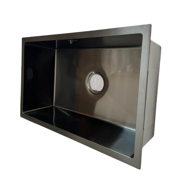 LAVAPLATOS BAJO CUBIERTA 71X43 DELUX SIN OLLO UNA TINA NEGRO