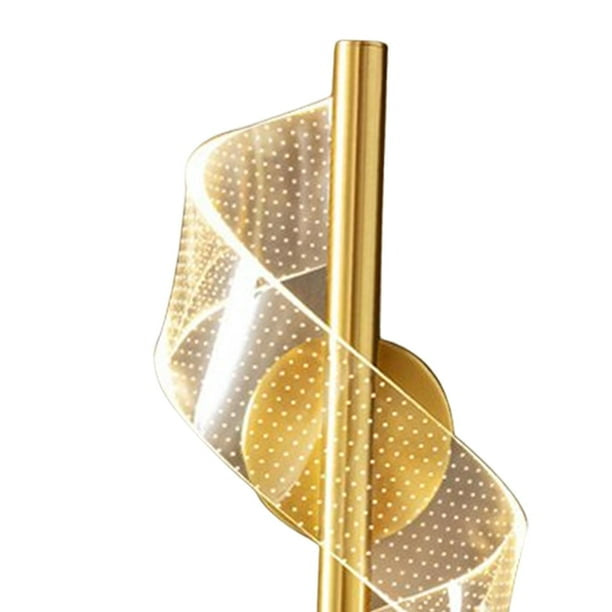 APLIQUE DE MURO INTERIOR LED TRES TONOS DE LUZ DORADO DIEGO