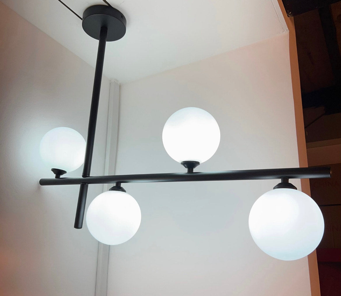 LAMPARA COLGANTE ASIMETRICA NORDICA ROCA G9 ROCO