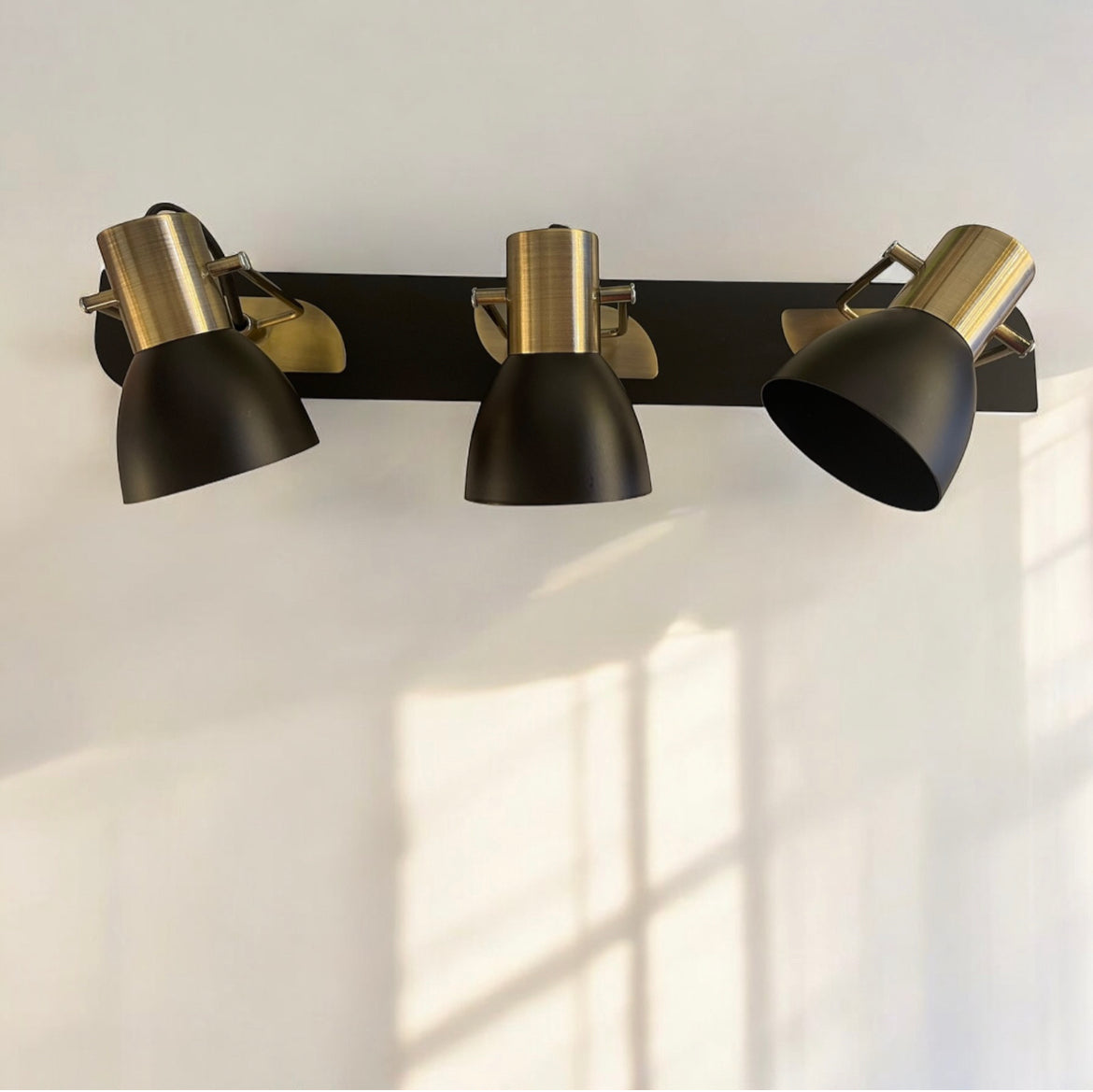 LAMPARA APLIQUE DE TECHO Y MURO TRIPLE ESTILO VINTAGE