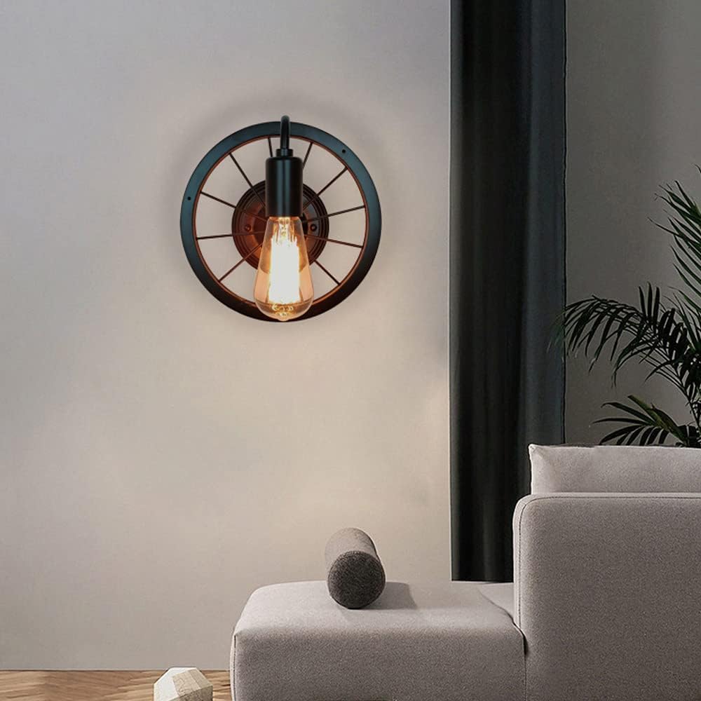 APLIQUE DE MURO INTERIOR RUEDA DE BICICLETA