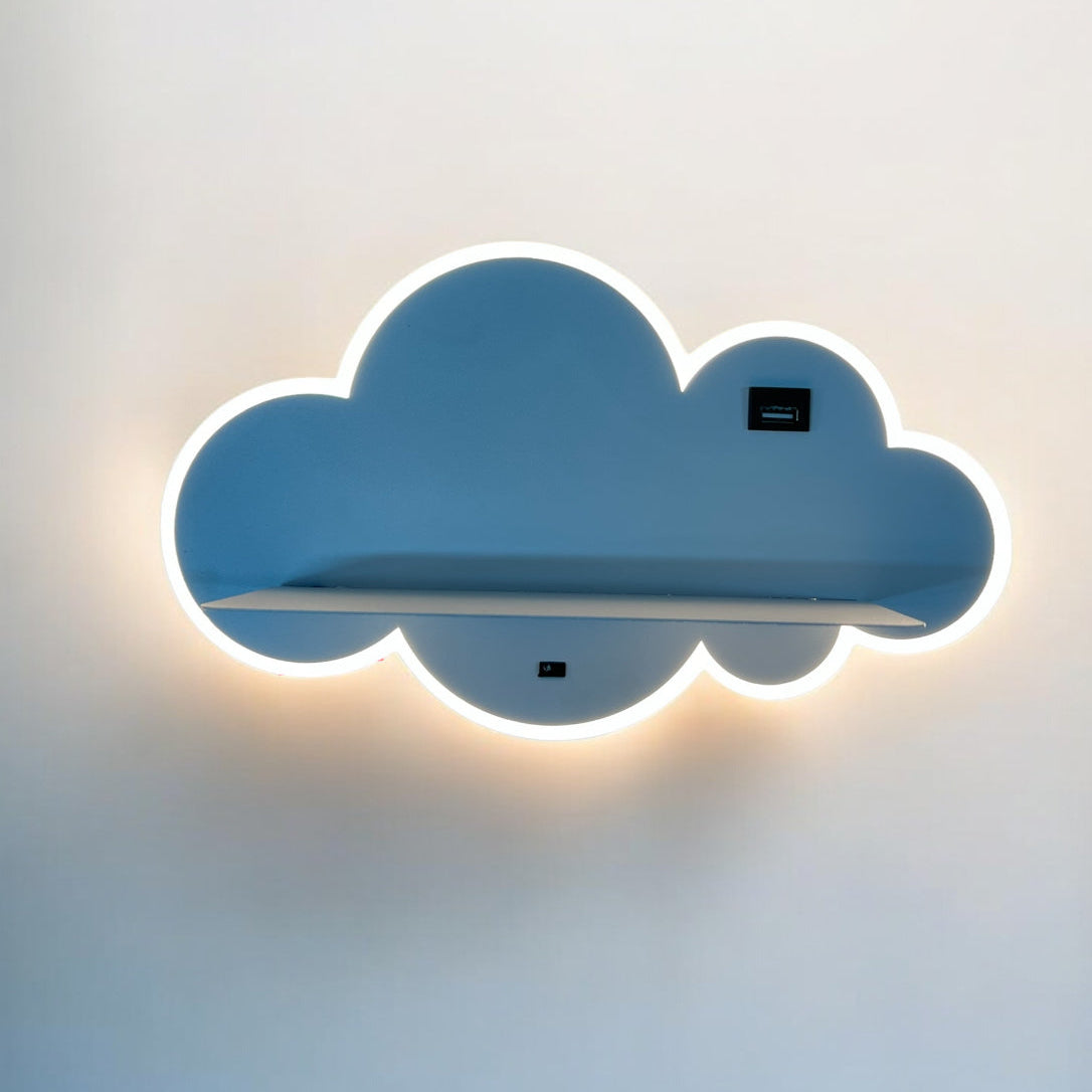 APLIQUE DE MURO INTERIOR LED FORMA DE NUBE
