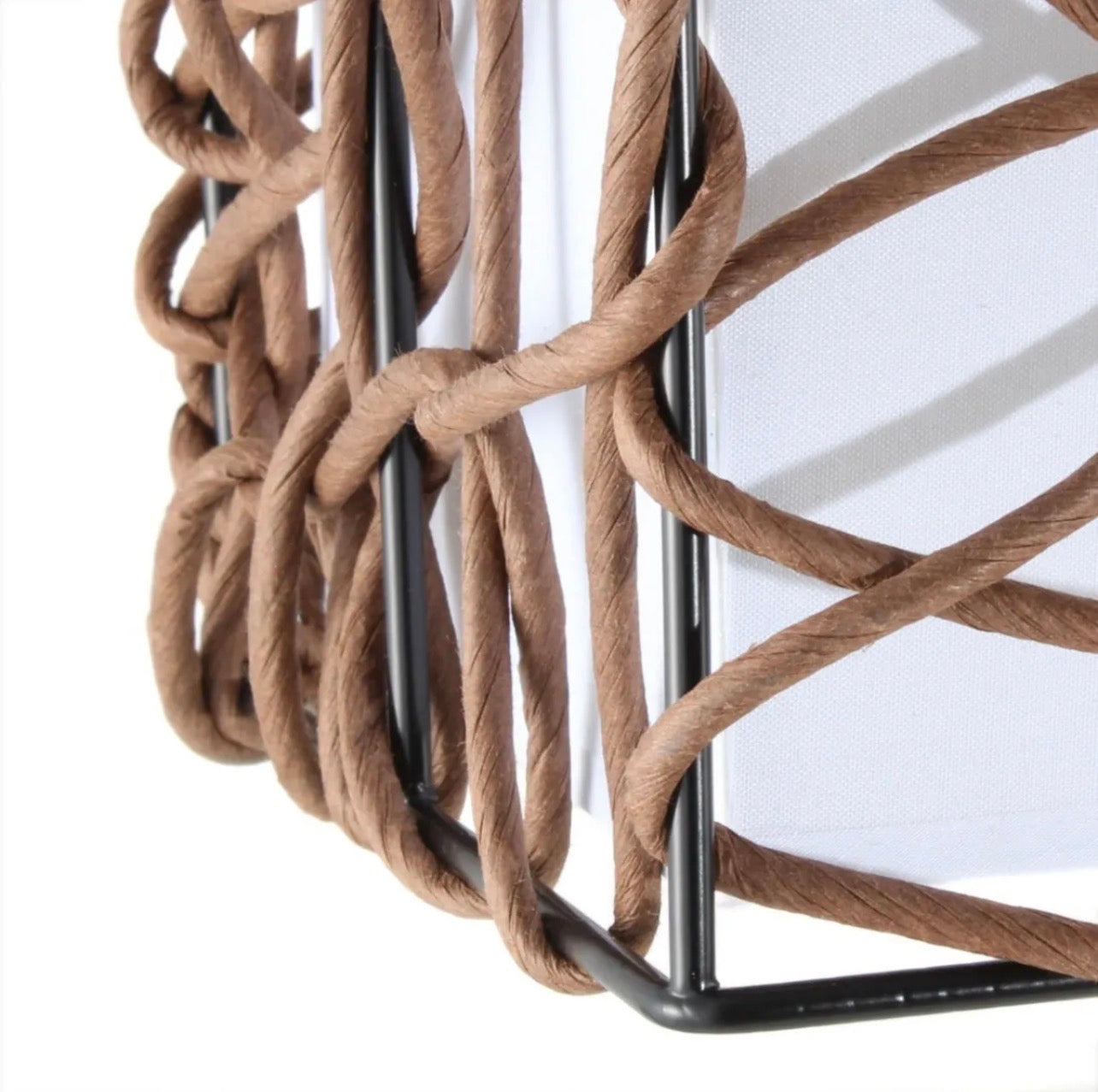 LAMPARA COLGANTE RECTANGULAR RUSTICA ENRREDADERA