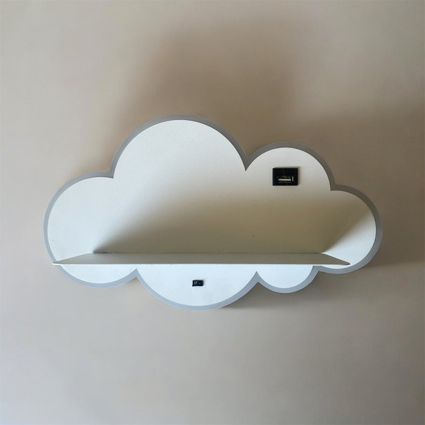 APLIQUE DE MURO INTERIOR LED FORMA DE NUBE