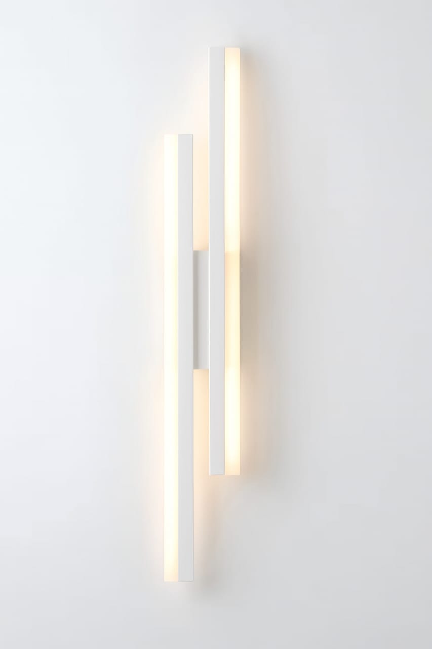 APLIQUE DE MURO INTERIOR BLANCO LED TRES TONOS DE LUZ AZTECA