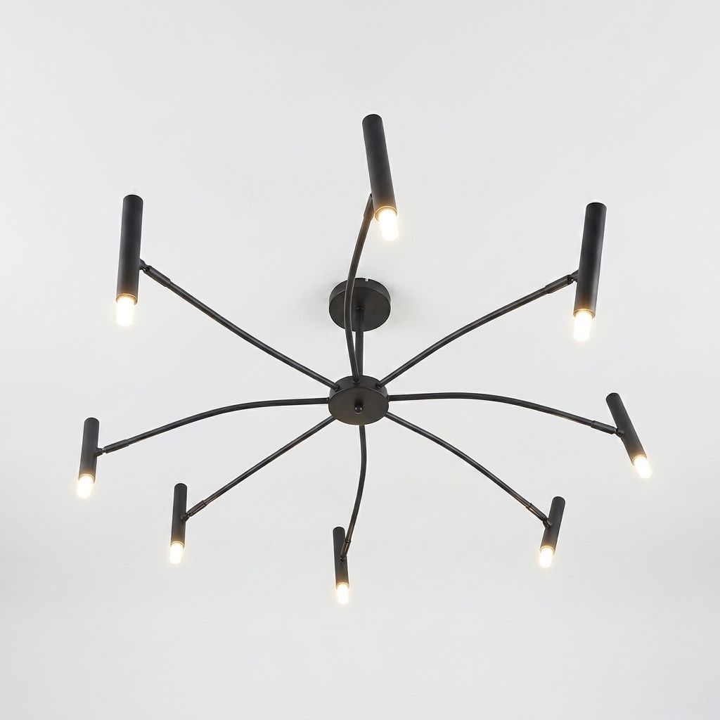 LAMPARA APLIQUE DE TECHO 8 LUCES SOQUETES G9 ARU
