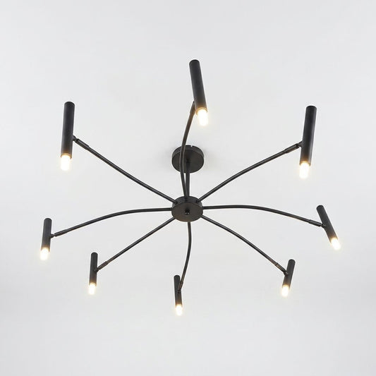 LAMPARA APLIQUE DE TECHO 8 LUCES SOQUETES G9 ARU