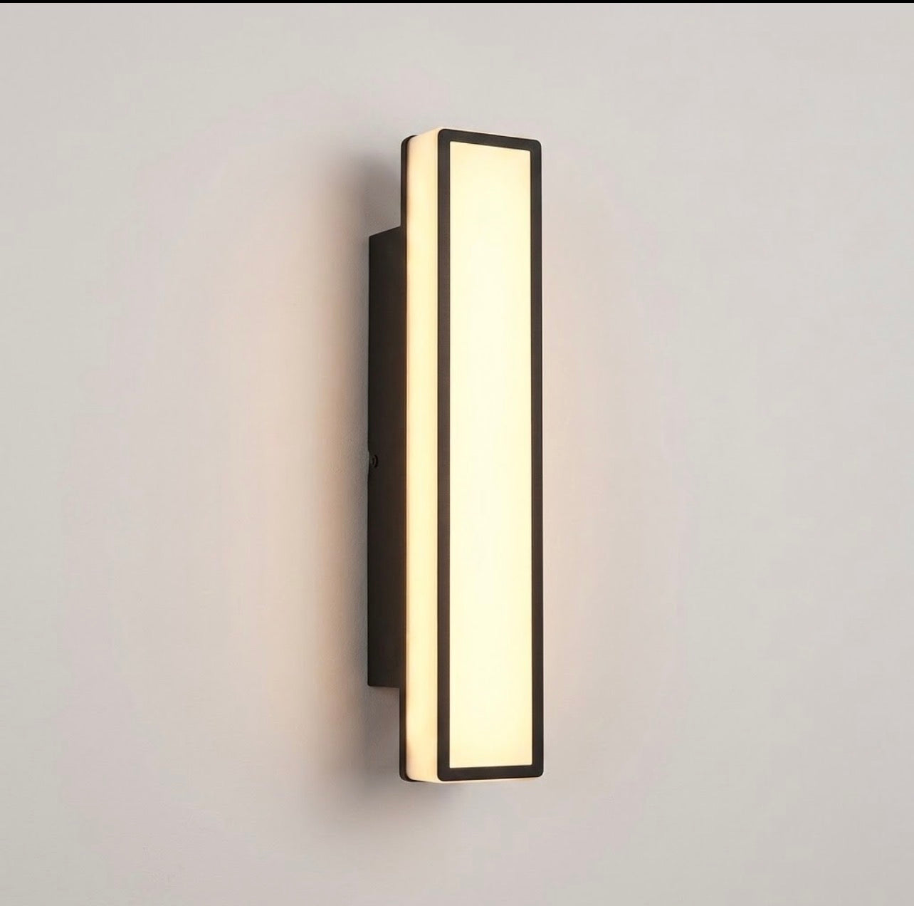 Aplique exterior led modero alargado 30 cm