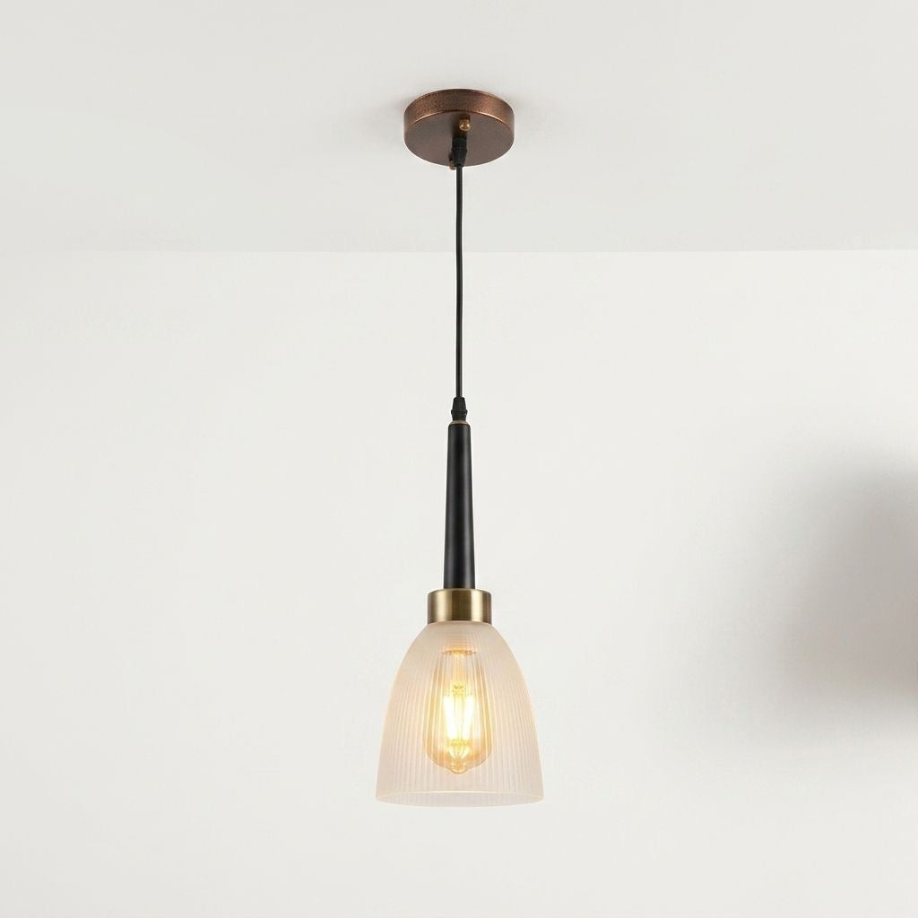 LAMPARA COLGANTE INDIVIDUAL ESTILO CAMPANA DE VIRIO GIVA