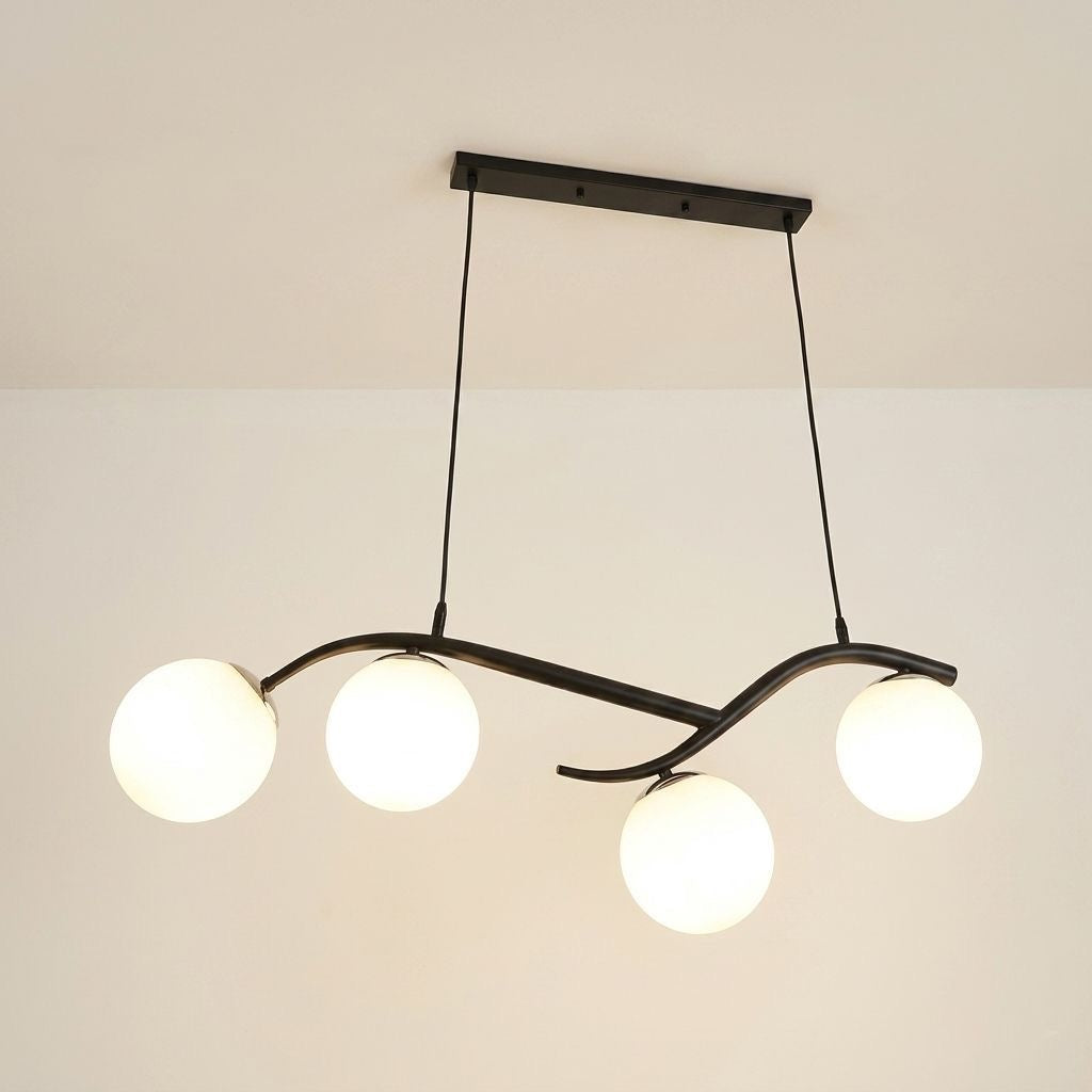 LAMPARA COLGANTE NORDICA 4 LUCES MODELO SAUCE