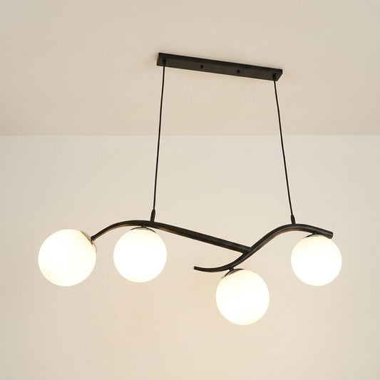 LAMPARA COLGANTE NORDICA 4 LUCES MODELO SAUCE