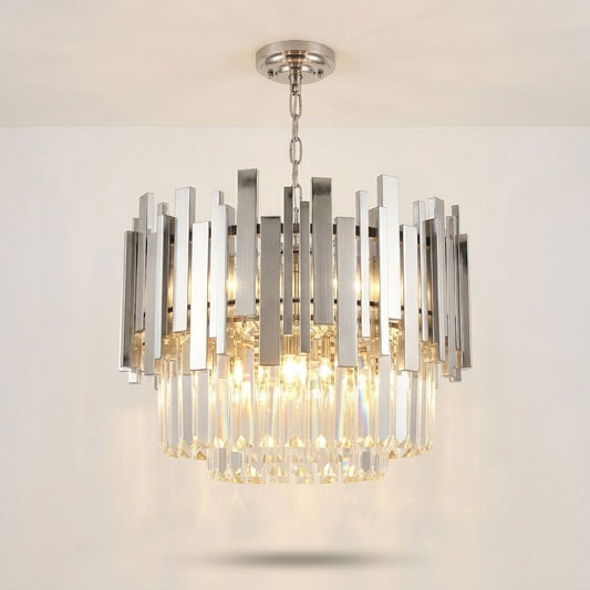 LAMPARA COLGANTE CHANDELIER CRISTAL PLOMO AYDE