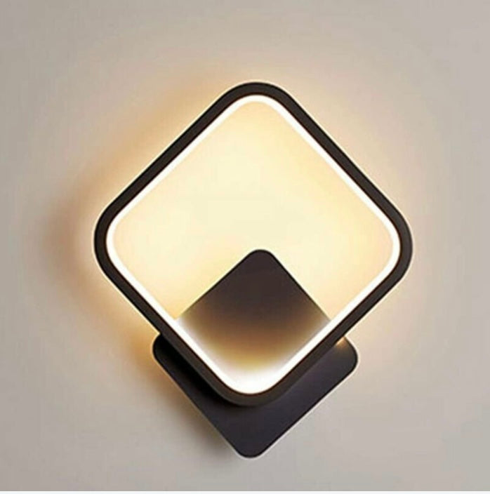 APLIQUE DE MURO INTERIOR CUADRADO LED LUZ FRIA LEXVY
