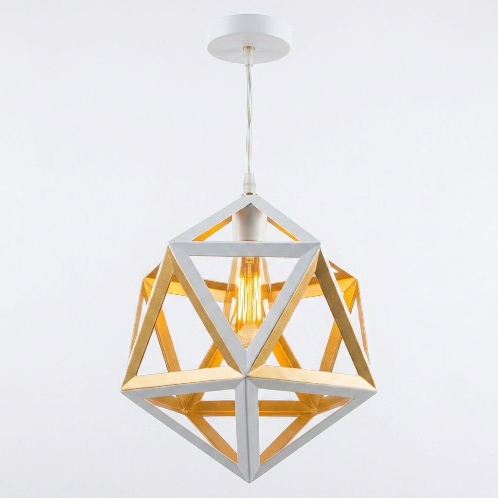 LAMPARA COLGANTE INDUSTRIAL BLANCA AMAYA