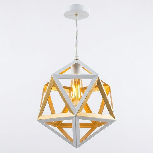 LAMPARA COLGANTE INDUSTRIAL BLANCA AMAYA