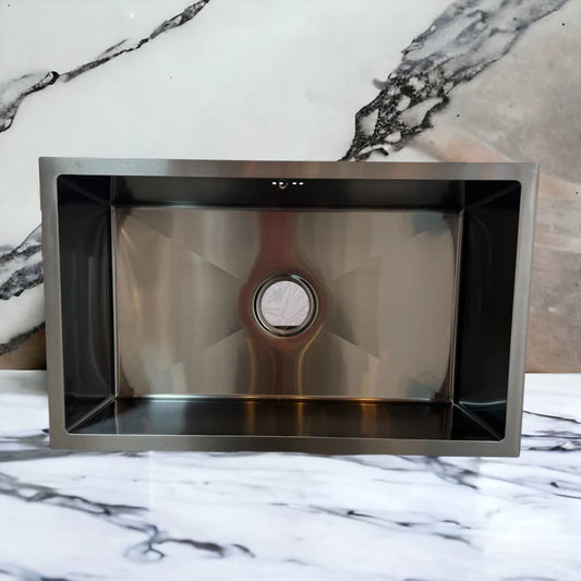 LAVAPLATOS BAJO CUBIERTA 71X43 DELUX SIN OLLO UNA TINA NEGRO