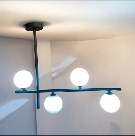 LAMPARA COLGANTE ASIMETRICA NORDICA ROCA G9 ROCO