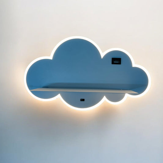 APLIQUE DE MURO INTERIOR LED FORMA DE NUBE