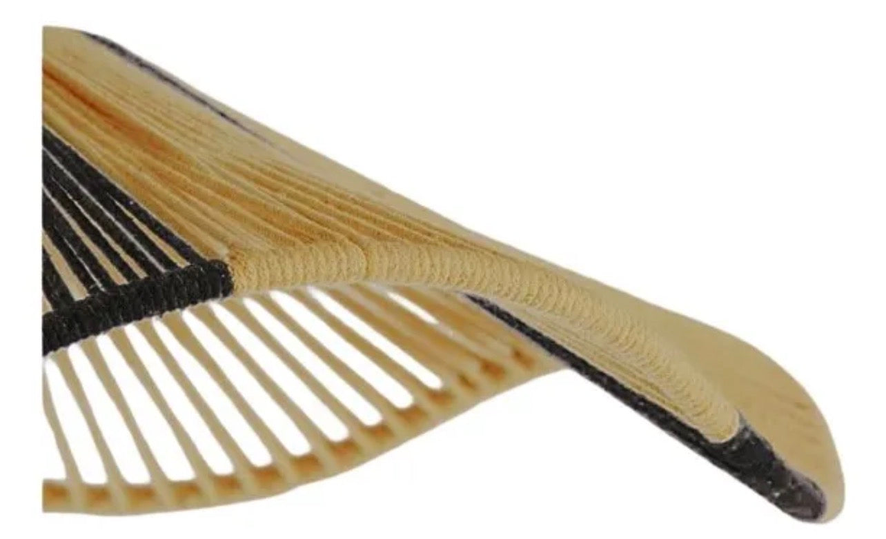 LAMPARA COLGANTE MIMBRE BICOLOR SAVANNA 40 CM
