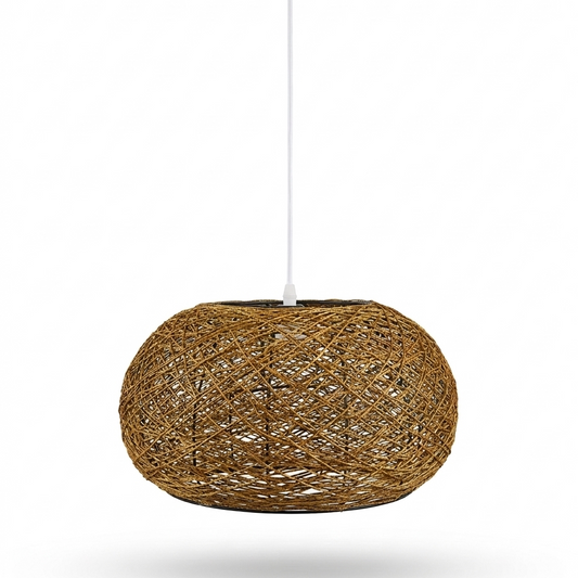 LAMPARA COLGANTE RUSTICA ESTILO NIDO CAFE