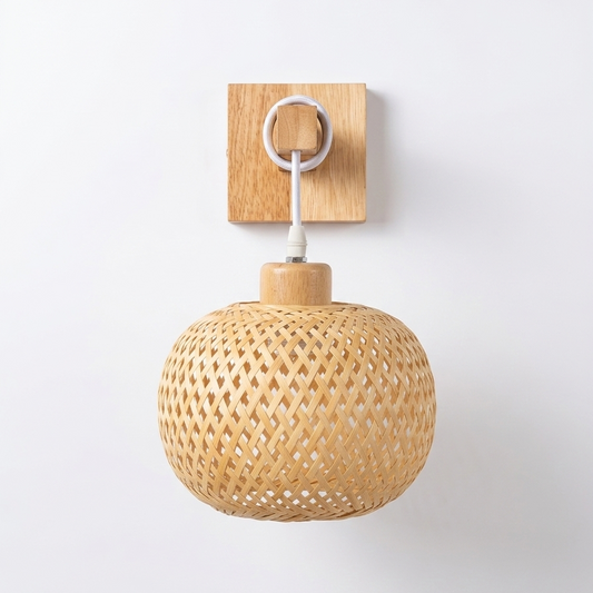 APLIQUE DE MURO INTERIOR RATAN MODELO LEO