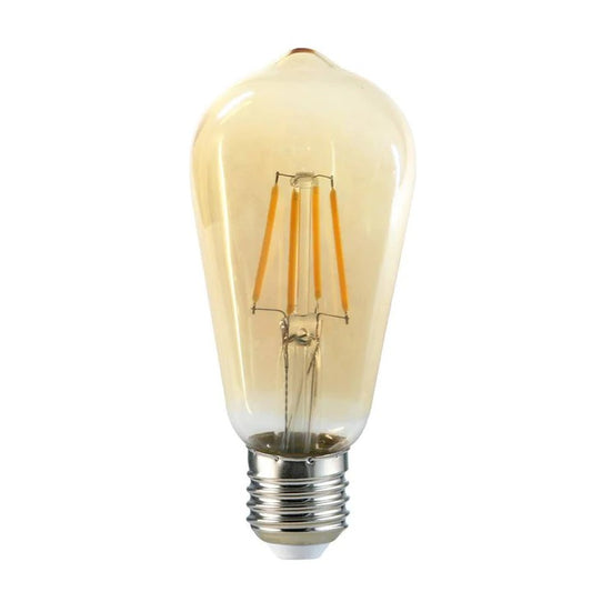 Ampolleta Led Vintage 4W E27 Luz Cálida Ahorro de Energía